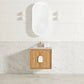 Laguna 600mm Natural American Oak Wall Hung Vanity
