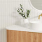 Bondi 1200mm Woodland Oak Fluted Curve Vanity