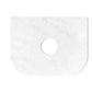 Bondi 600mm Satin White Fluted Wall Hung Curve Vanity (12TH & NTH Only)