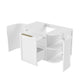 Hampshire 750mm Satin White Wall Hung Curve Vanity (12TH & NTH Only)
