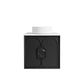 Laguna 600mm Black American Oak Wall Hung Vanity