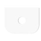 Bondi 600mm Satin White Fluted Wall Hung Curve Vanity (12TH & NTH Only)