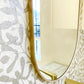 Noosa 900(H)x450(W) Gold Metal Frame Tuffi Mirror