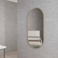 Noosa 900(H)x450(W) Gold Metal Frame Tuffi Mirror