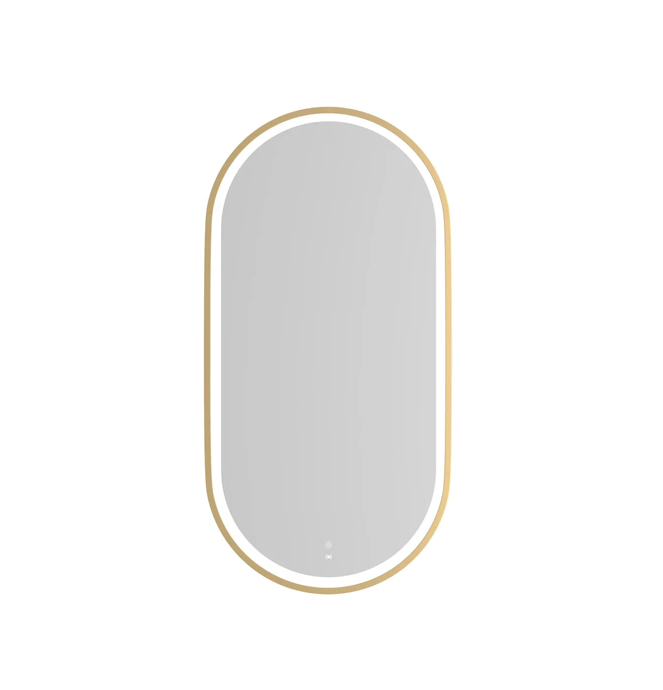 LED Noosa 900(H)x450(W) Gold Metal Frame Tuffi Mirror