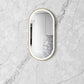 LED Noosa 900(H)x450(W) Gold Metal Frame Tuffi Mirror