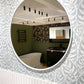 London 700mm White Metal Frame Tuffi Mirror