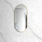 Noosa 1200(W)x600(H) Gold Metal Frame Tuffi Mirror- Install Horizontal or Vertical