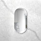Noosa 1200(W)x600(H) White Metal Frame Tuffi Mirror- Install Horizontal or Vertical