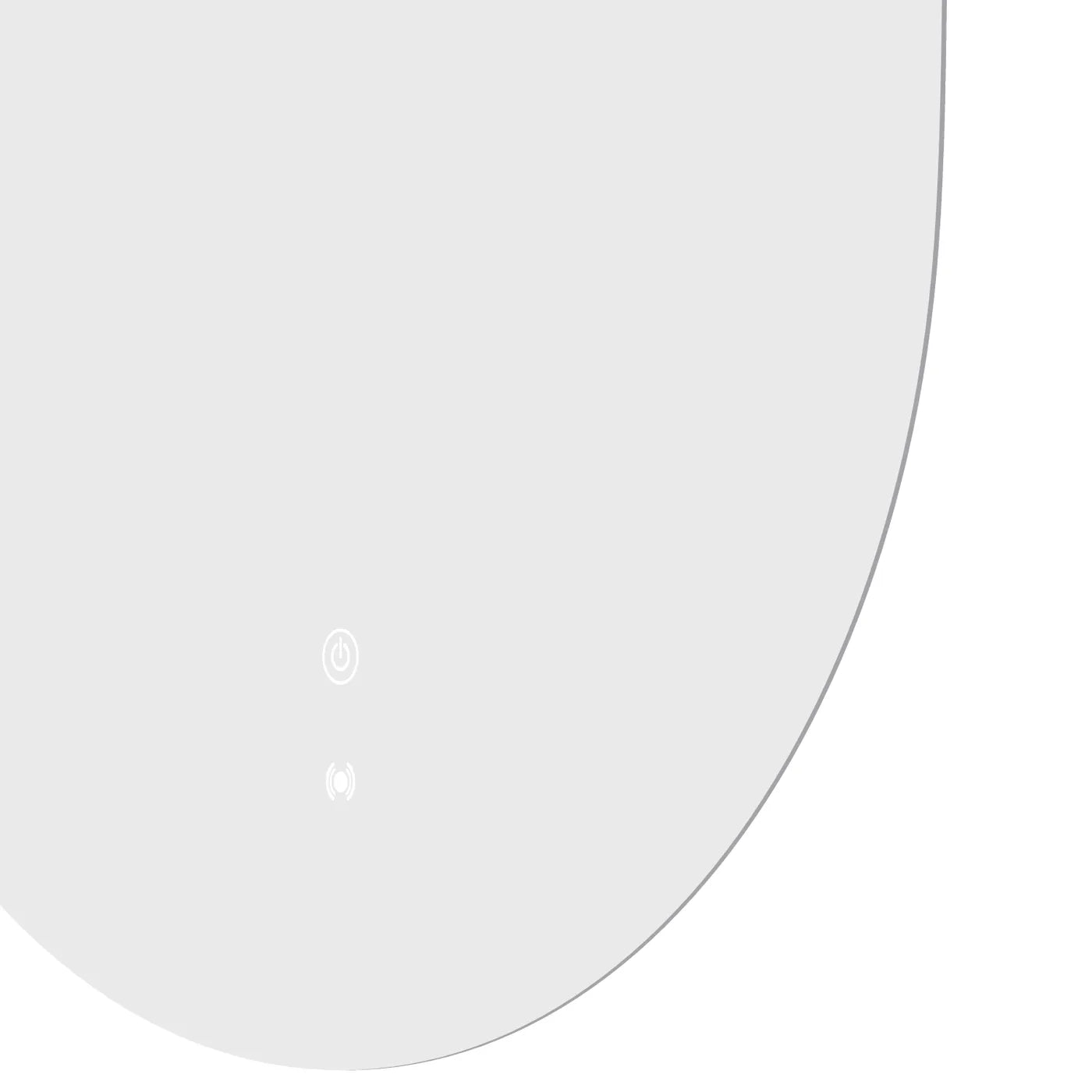 LED Noosa 900(H)x600(W) Frameless Tuffi Mirror - Install Horizontal or Vertical