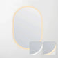 LED Noosa 900(H)x600(W) Frameless Tuffi Mirror - Install Horizontal or Vertical