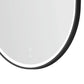 LED Noosa 900(H)x600(W) Black Metal Frame Tuffi Mirror- Install Horizontal or Vertical