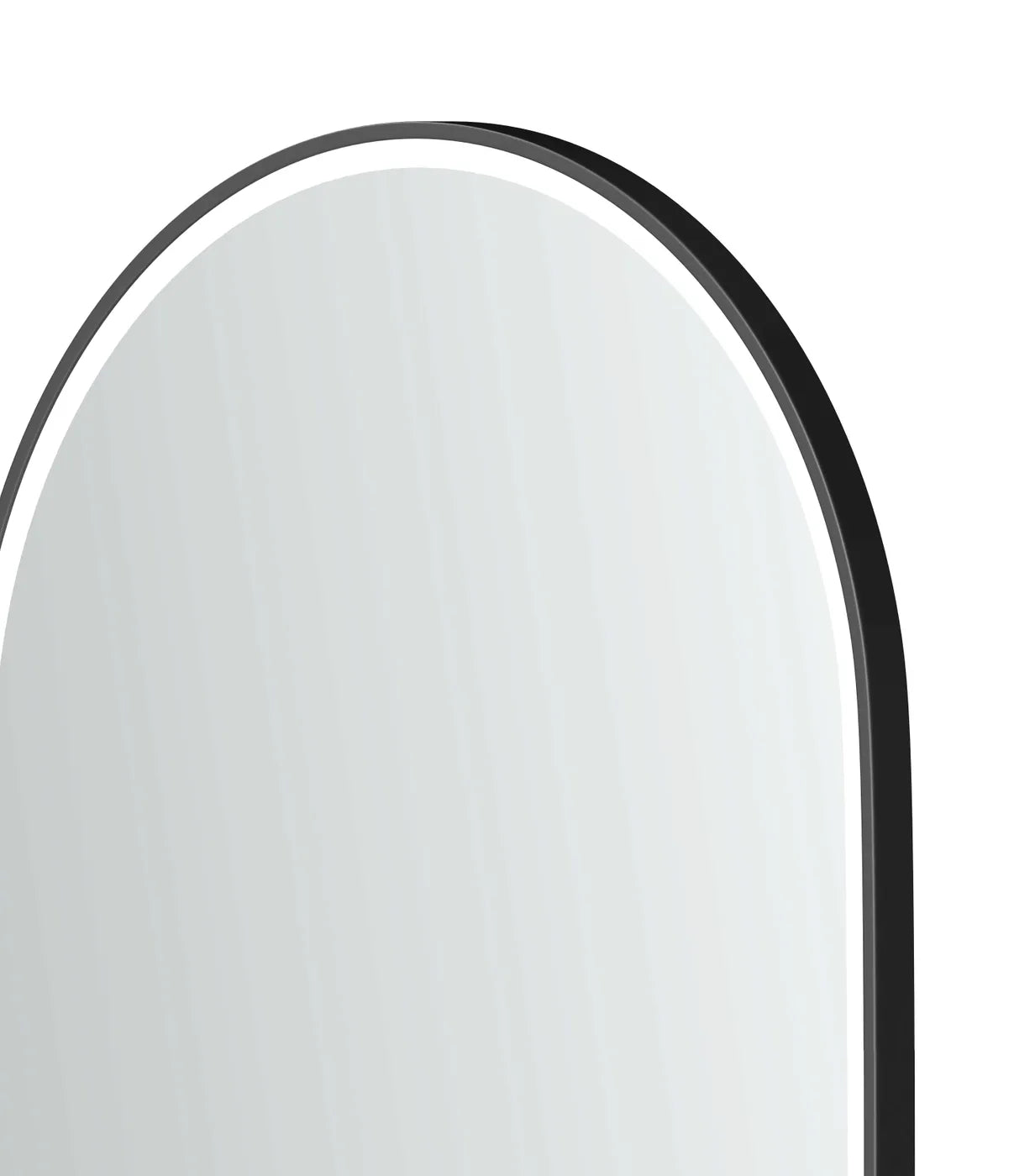 LED Noosa 900(H)x600(W) Black Metal Frame Tuffi Mirror- Install Horizontal or Vertical