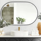 LED Noosa 900(H)x600(W) Black Metal Frame Tuffi Mirror- Install Horizontal or Vertical