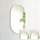 LED Noosa 900(H)x600(W) White Metal Frame Tuffi Mirror- Install Horizontal or Vertical