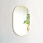 LED Noosa 900(H)x600(W) White Metal Frame Tuffi Mirror- Install Horizontal or Vertical