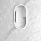 LED Noosa 900(H)x450(W) White Metal Frame Tuffi Mirror