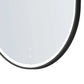 LED Noosa 1500(W)x750(H) Black Metal Frame Tuffi Mirror- Install Horizontal or Vertical