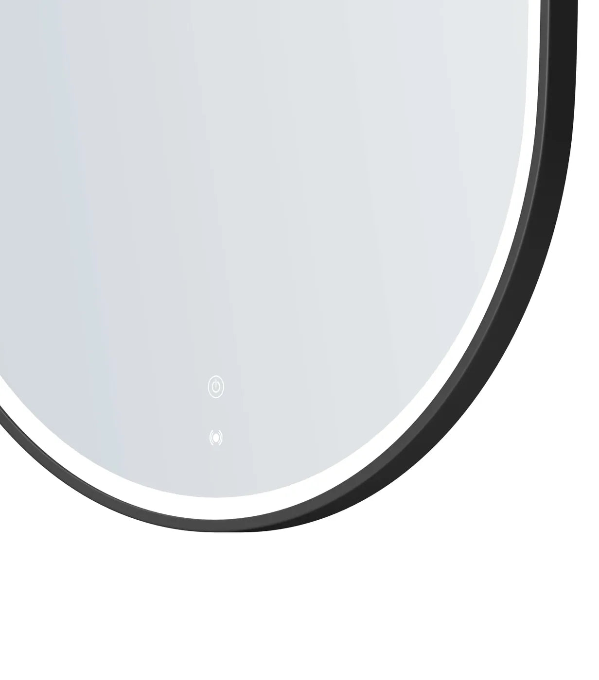 LED Noosa 1500(W)x750(H) Black Metal Frame Tuffi Mirror- Install Horizontal or Vertical