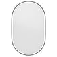 LED Noosa 1200(W)x750(H) Black Metal Frame Tuffi Mirror- Install Horizontal or Vertical