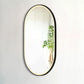 LED Noosa 1200(W)x750(H) Black Metal Frame Tuffi Mirror- Install Horizontal or Vertical