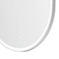 LED Noosa 1200(W)x750(H) White Metal Frame Mirror- Install Horizontal or Vertical
