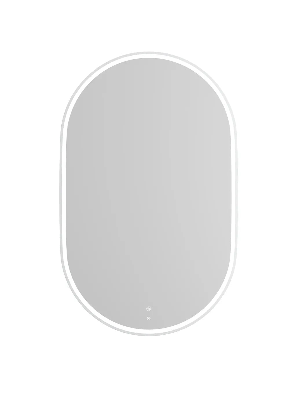 LED Noosa 1200(W)x750(H) White Metal Frame Mirror- Install Horizontal or Vertical