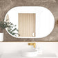 LED Noosa 1200(W)x750(H) White Metal Frame Mirror- Install Horizontal or Vertical