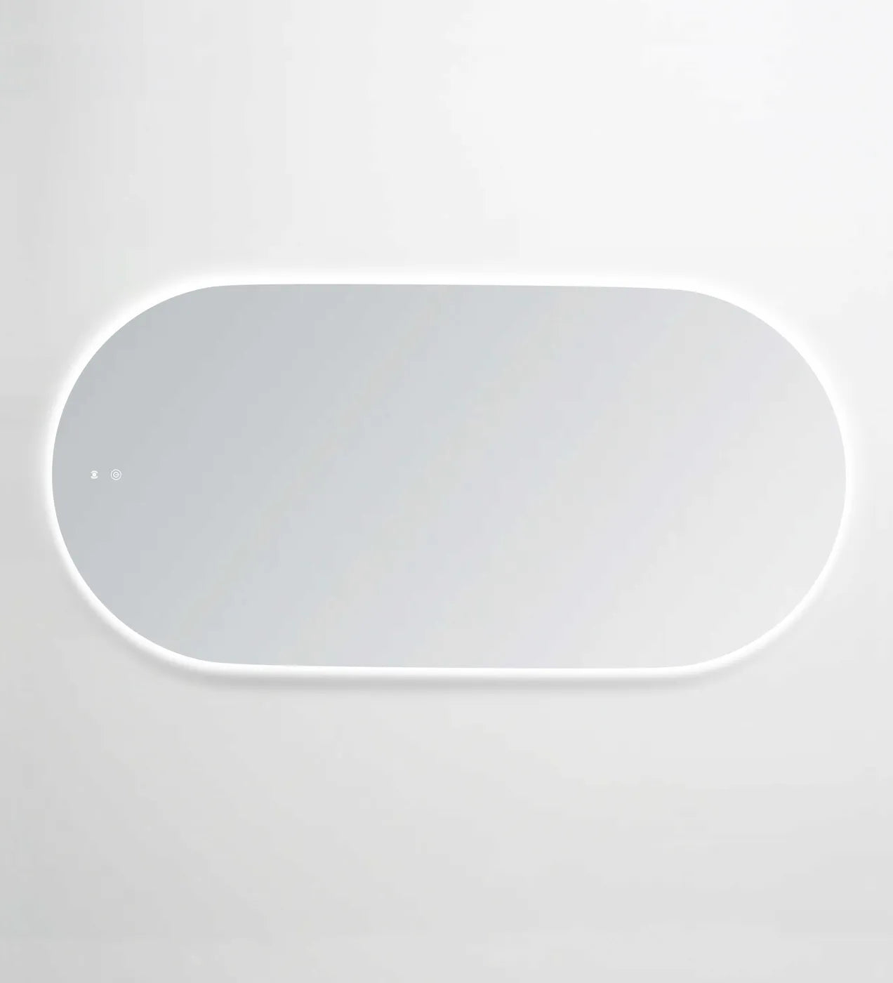 LED Noosa 1500(W)x750(H) Frameless Tuffi Mirror - Install Horizontal or Vertical