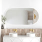 LED Noosa 1500(W)x750(H) Frameless Tuffi Mirror - Install Horizontal or Vertical