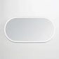 LED Noosa 1500(W)x750(H) White Metal Frame Tuffi Mirror- Install Horizontal or Vertical