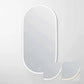 LED Noosa 1500(W)x750(H) White Metal Frame Tuffi Mirror- Install Horizontal or Vertical