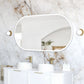 LED Noosa 1500(W)x750(H) White Metal Frame Tuffi Mirror- Install Horizontal or Vertical