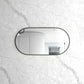 Noosa 1200(W)x600(H) Black Metal Frame Tuffi Mirror- Install Horizontal or Vertical