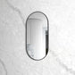 Noosa 1200(W)x600(H) Black Metal Frame Tuffi Mirror- Install Horizontal or Vertical