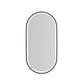 LED Noosa 900(H)x450(W) Black Metal Frame Tuffi Mirror