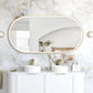 LED Noosa 1500(W)x750(H) Gold Metal Frame Tuffi Mirror- Install Horizontal or Vertical