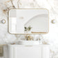 LED Newport 1200(W)x750(H) Gold Metal Frame Tuffi Mirror- Install Horizontal or Vertical