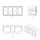 Laguna Mark II 1200mm Woodland Oak Wall Hung Vanity