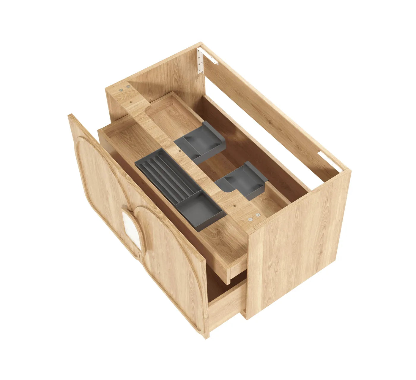 Laguna Mark II 900mm Woodland Oak Wall Hung Vanity