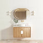 Laguna Mark II 900mm Woodland Oak Wall Hung Vanity
