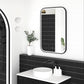 LED Newport 900(H)x600(W) Black Metal Frame Tuffi Mirror- Install Horizontal or Vertical
