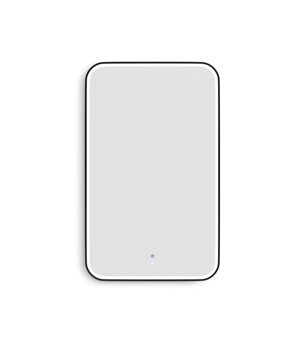 LED Newport 900(H)x600(W) Black Metal Frame Tuffi Mirror- Install Horizontal or Vertical