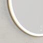 LED Bondi 800mm Gold Metal Frame Tuffi Mirror