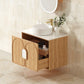 Laguna Mark II 750mm Woodland Oak Wall Hung Vanity
