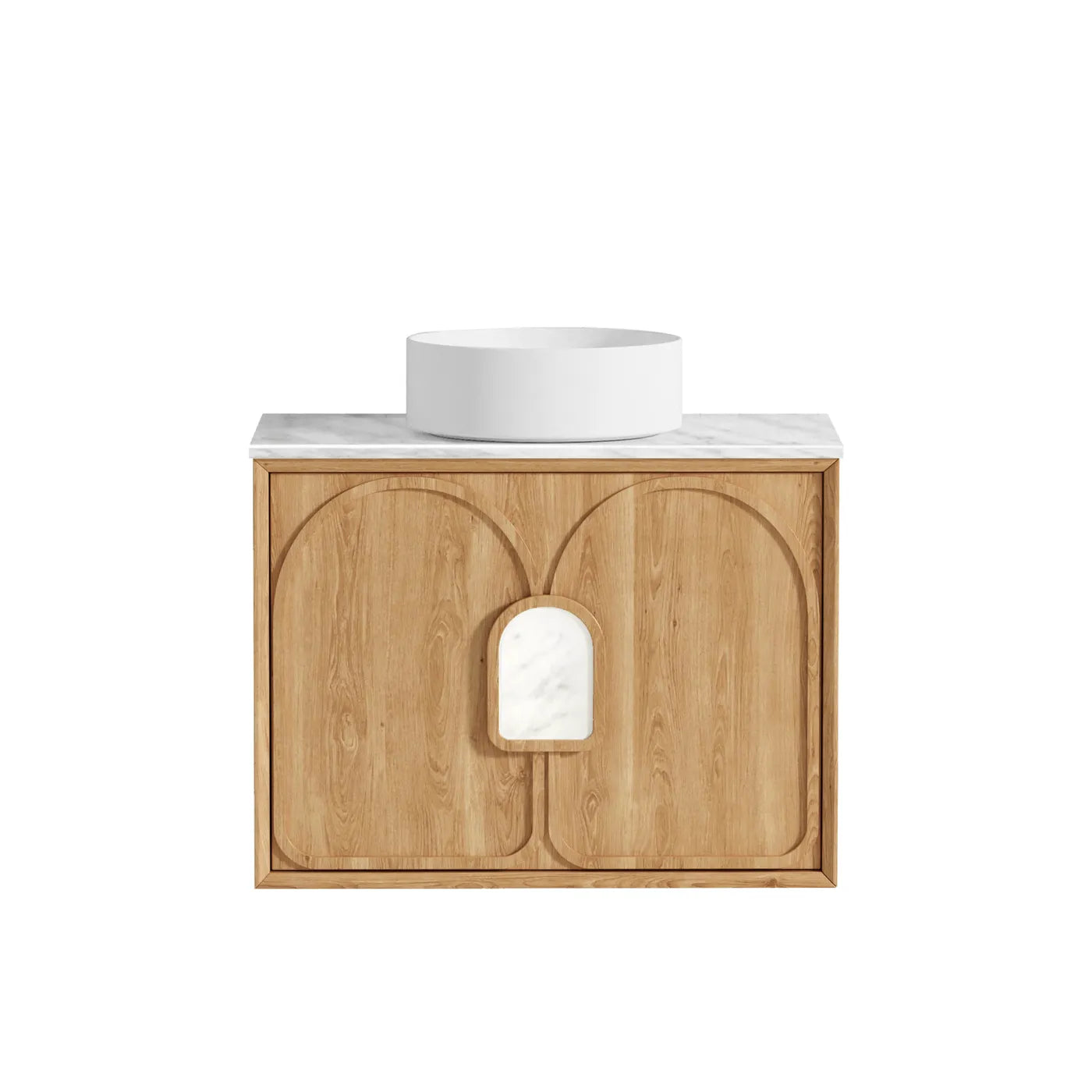 Laguna Mark II 750mm Woodland Oak Wall Hung Vanity