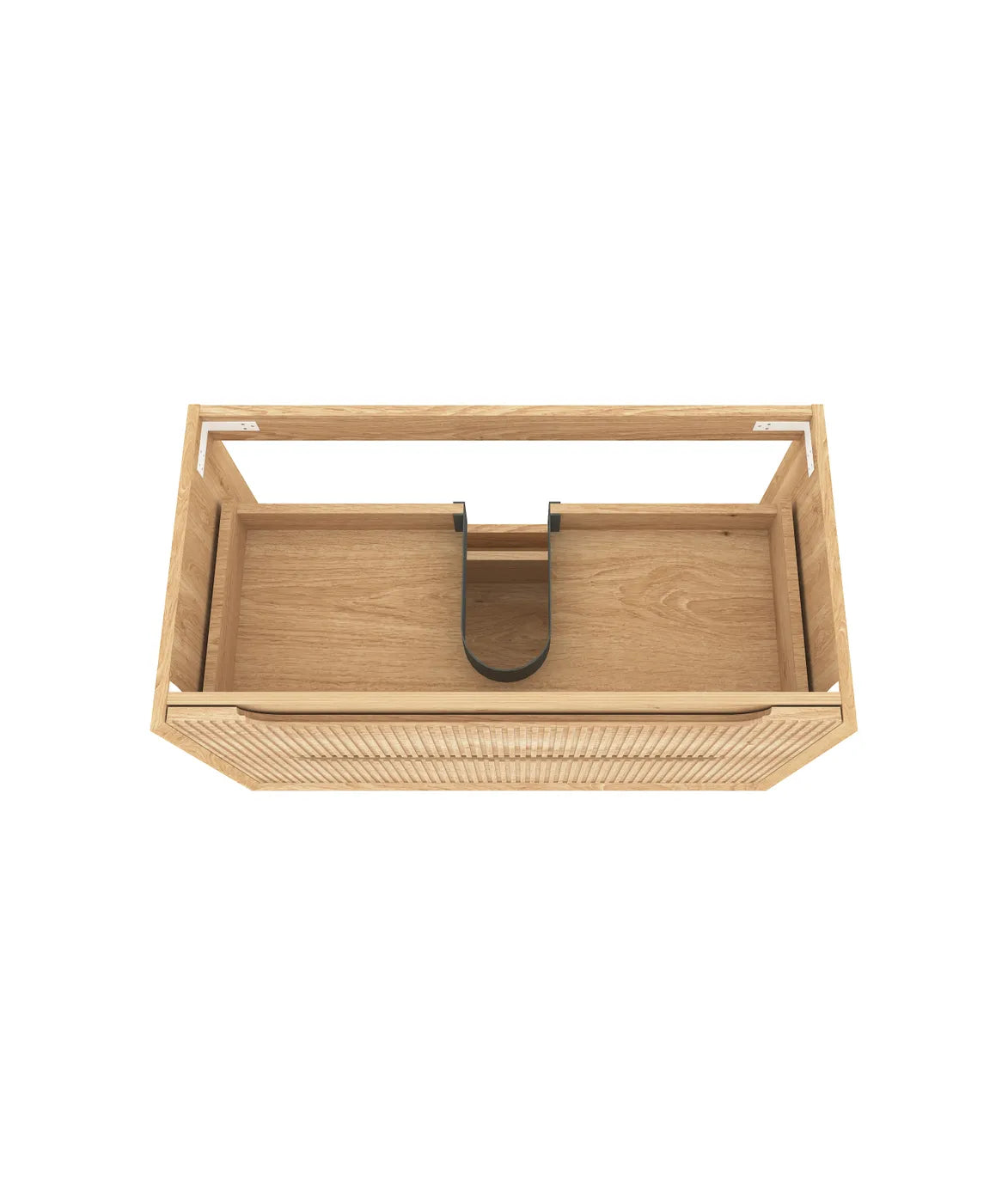 Byron Fluted 750mm Woodland Oak Wall Hung Vanity