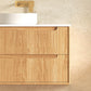 Byron Fluted 1500mm Woodland Oak Wall Hung Vanity