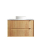 Byron Fluted 900mm Woodland Oak Wall Hung Vanity