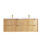 Byron Fluted 1500mm Woodland Oak Wall Hung Vanity